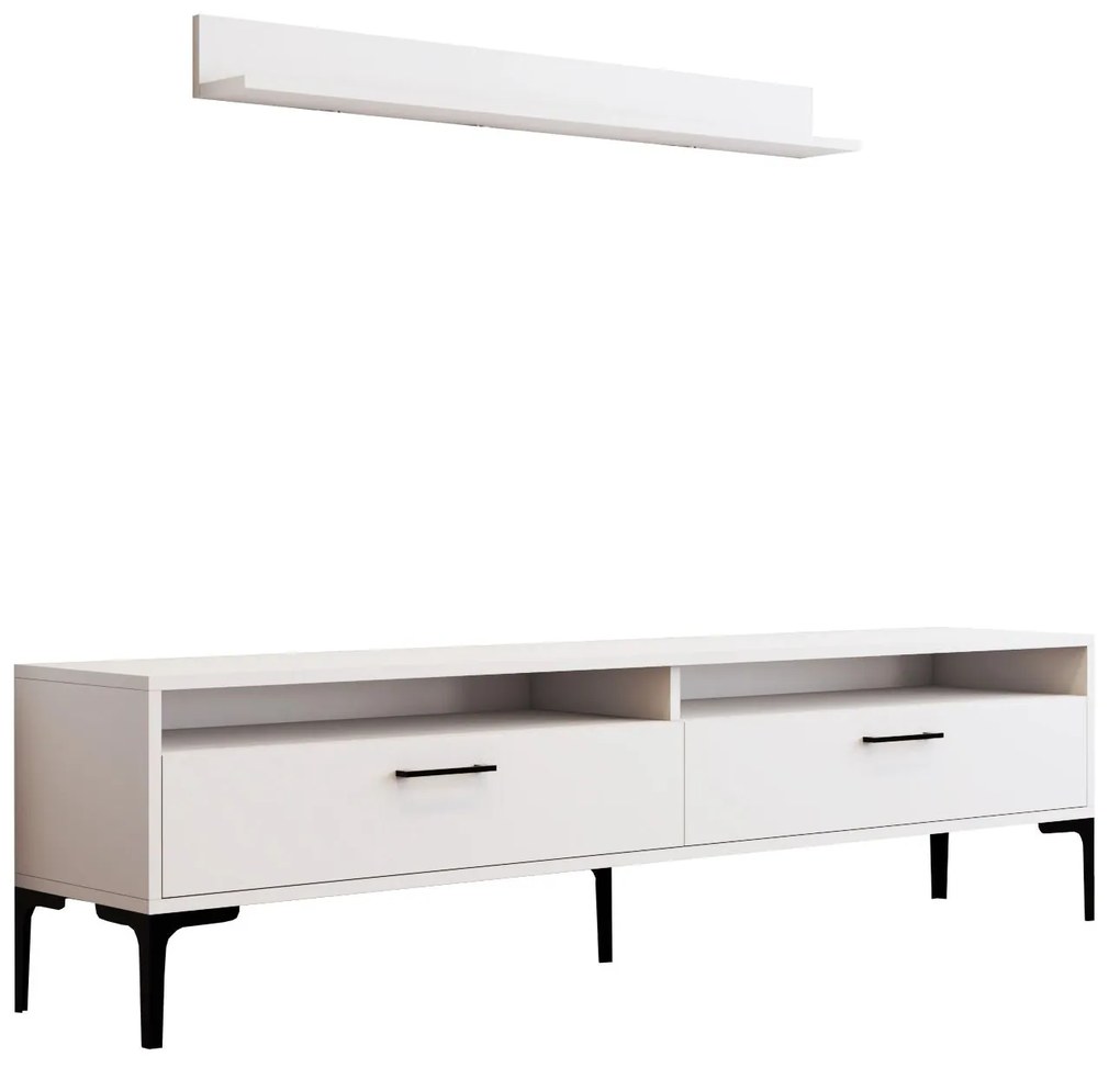 Unidade TV Istanbul – Branco – 180x47x35 cm
