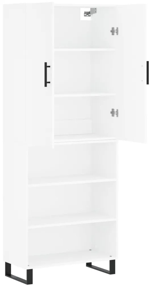 Armário alto 69,5x34x180 cm derivados de madeira branco