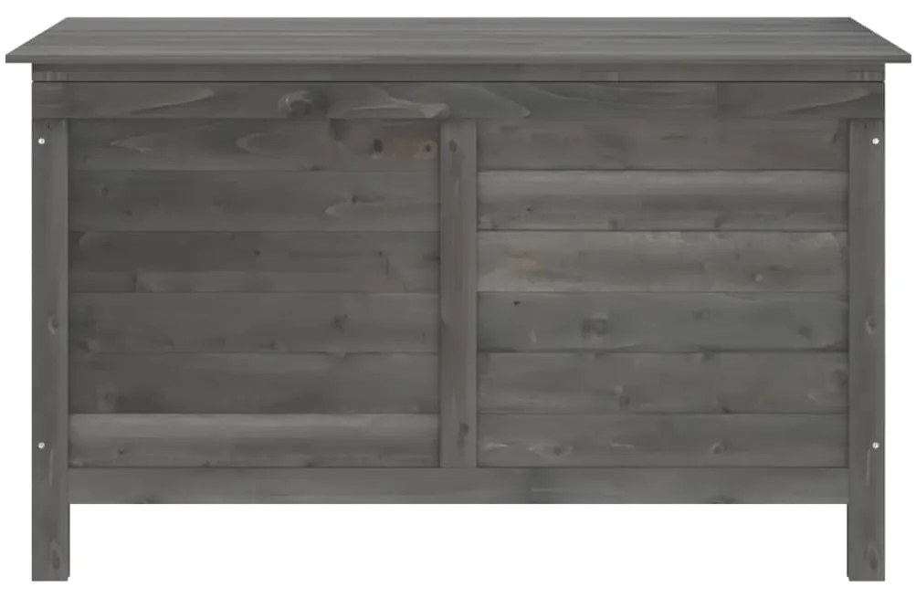 Caixa arrumação p/ jardim 99x49,5x58,5cm abeto maciço antracite