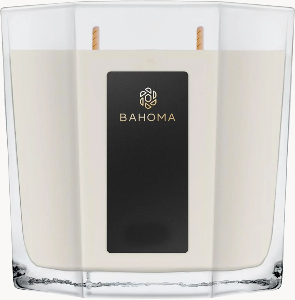 Vela perfumada com dois pavios Bahoma London (bruma de rosas)