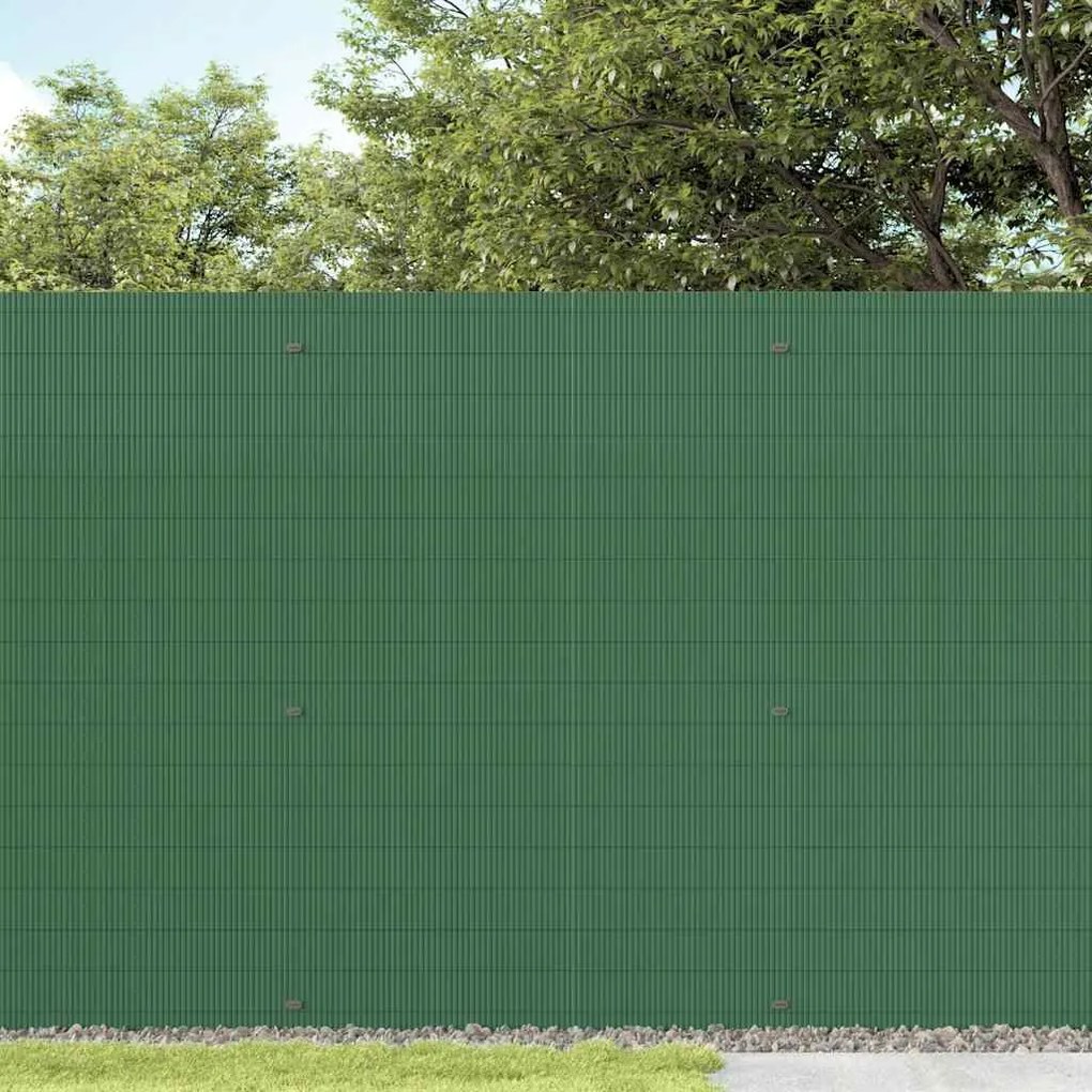 Cerca de jardim dupla face verde 1,8x3 m PVC