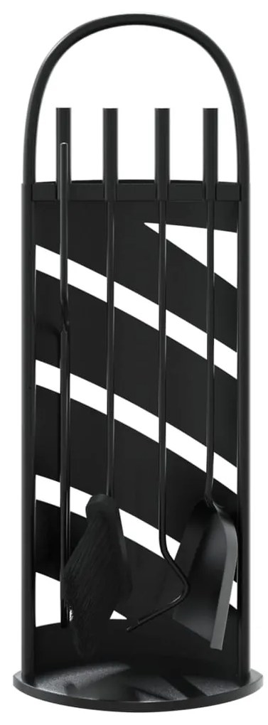 Conjunto de ferramentas para lareira 5 pcs 23x15x66 cm aço