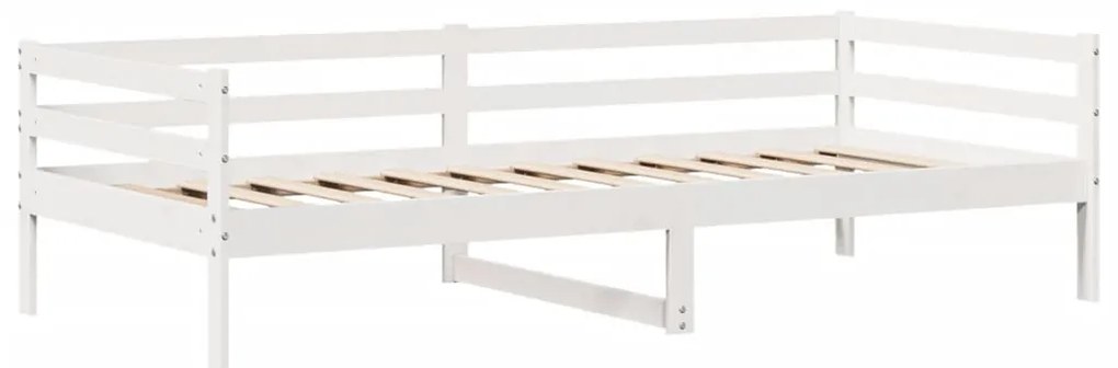 Sofá-cama com gavetas 90x200 cm madeira de pinho maciça