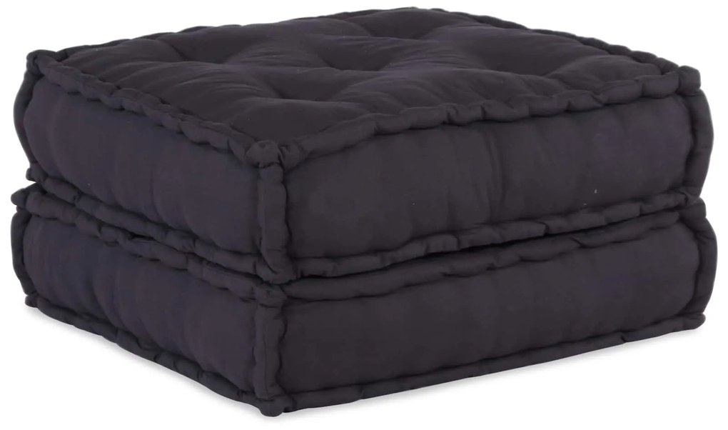 vidaXL Sofá Modular 2 pcs Antracite 140 x 70 x 36 cm tecido