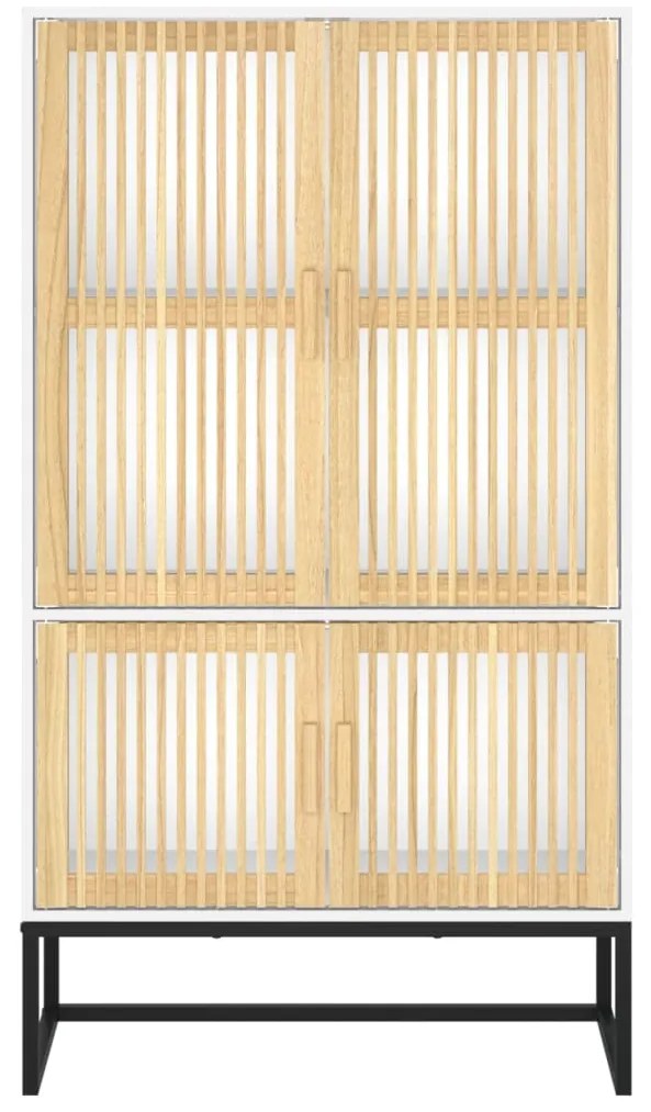 Aparador alto 70x35x125 cm derivados de madeira branco