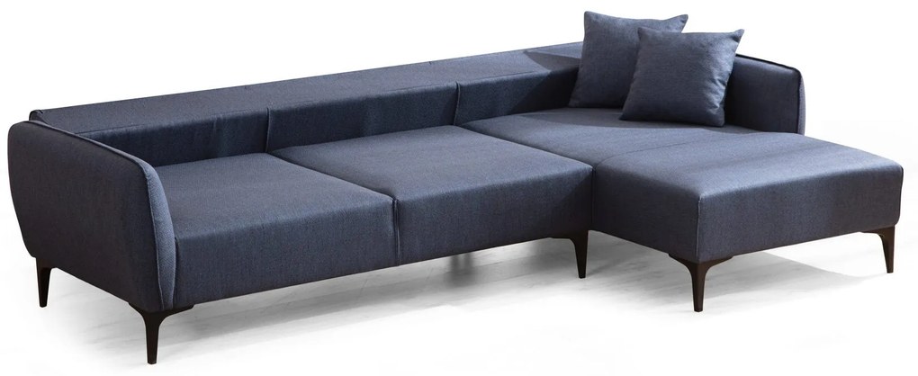 Sofá de Canto Belissimo – Azul – 270 x 140 cm