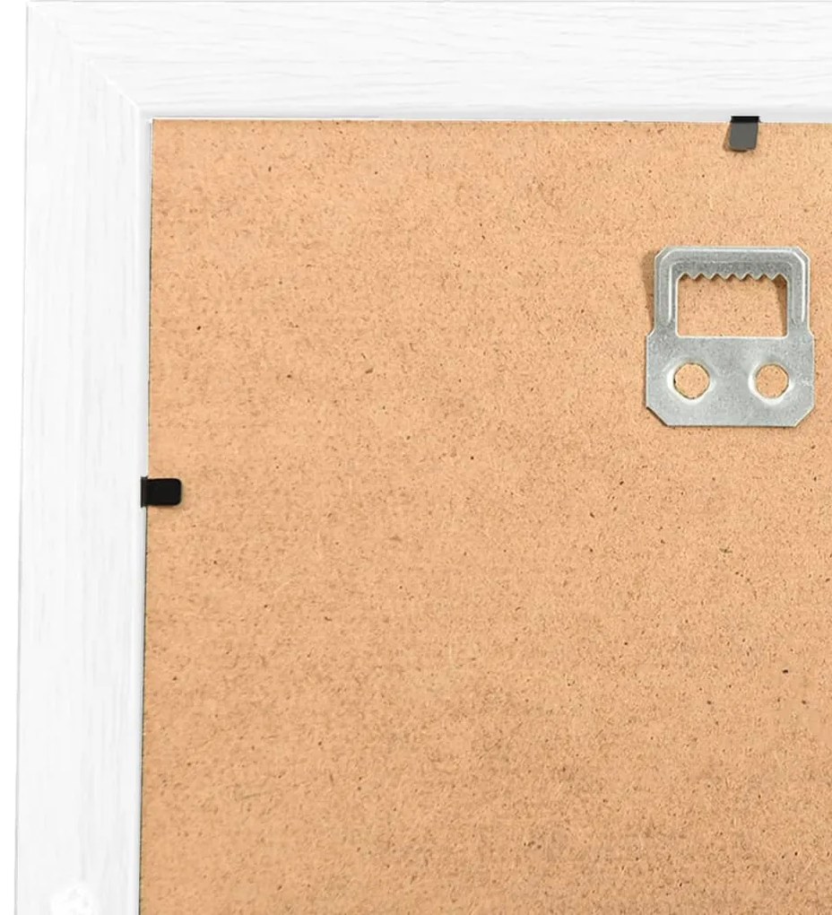 Moldura para 10 (13x18 cm) fotografias MDF branco
