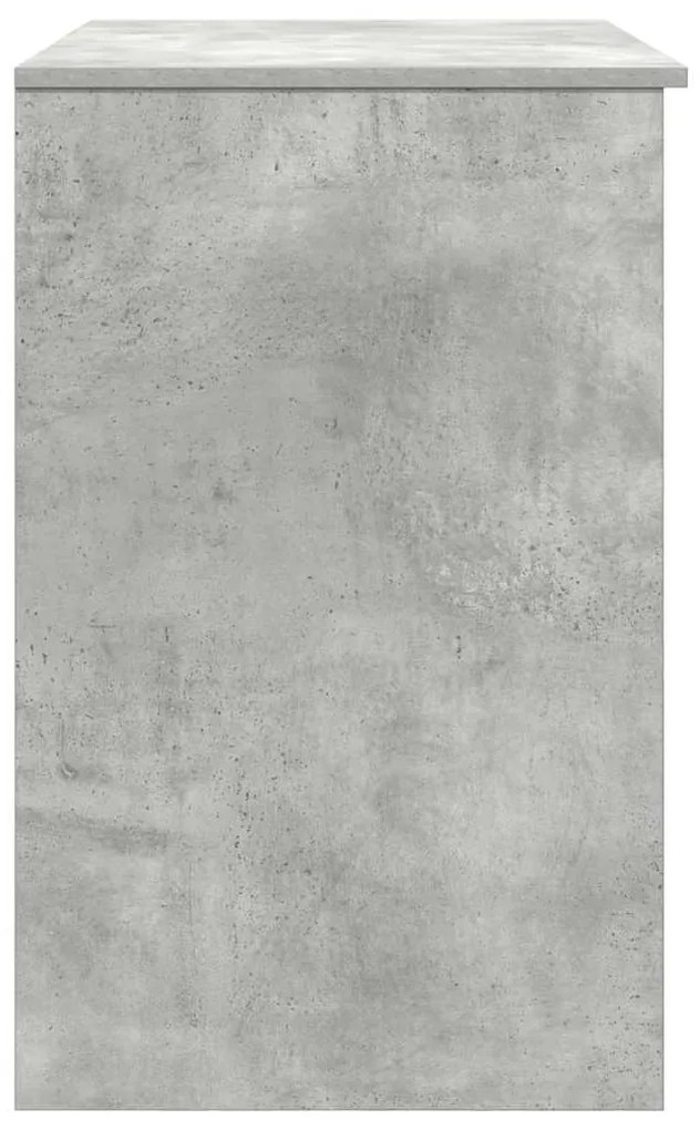 Secretária 86x49x76 cm derivados de madeira cinzento cimento