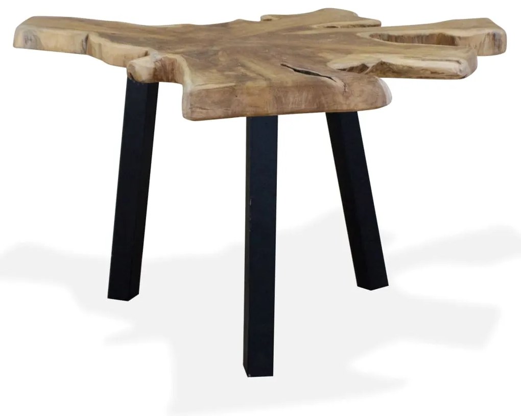 Mesa de centro em madeira de teca genuína 80x70x38 cm