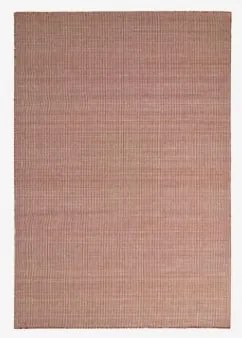 Tapete Retangular Em Polietileno Fadrique Vermelho Sienna & 300 X 400 Cm - Sklum