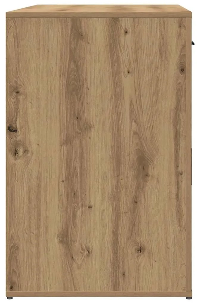 Secretária 100x49x75 cm derivados de madeira carvalho artisiano