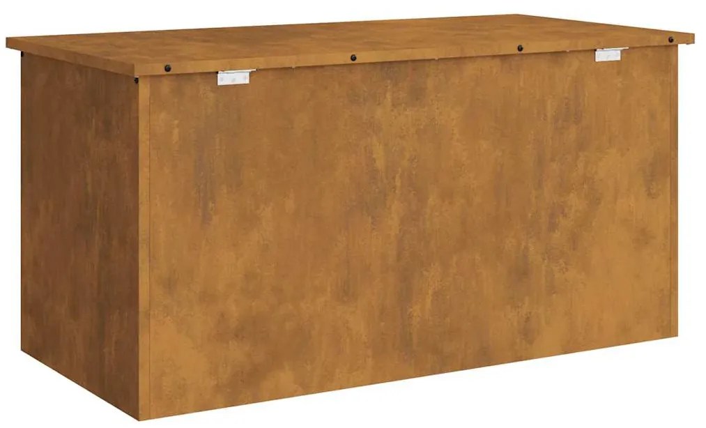 Caixa de Armazenamento Externa Castanho 100 x 50.5 x 50 cm