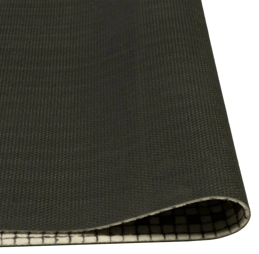 Tapete de cozinha lavável 45x150 cm veludo padrão capital home