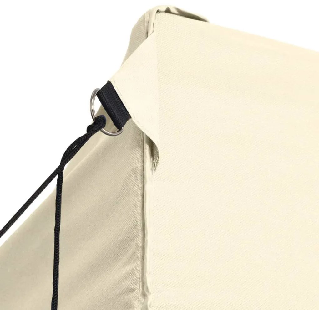 Tenda dobrável profissional festas 4 paredes 3x6m aço creme