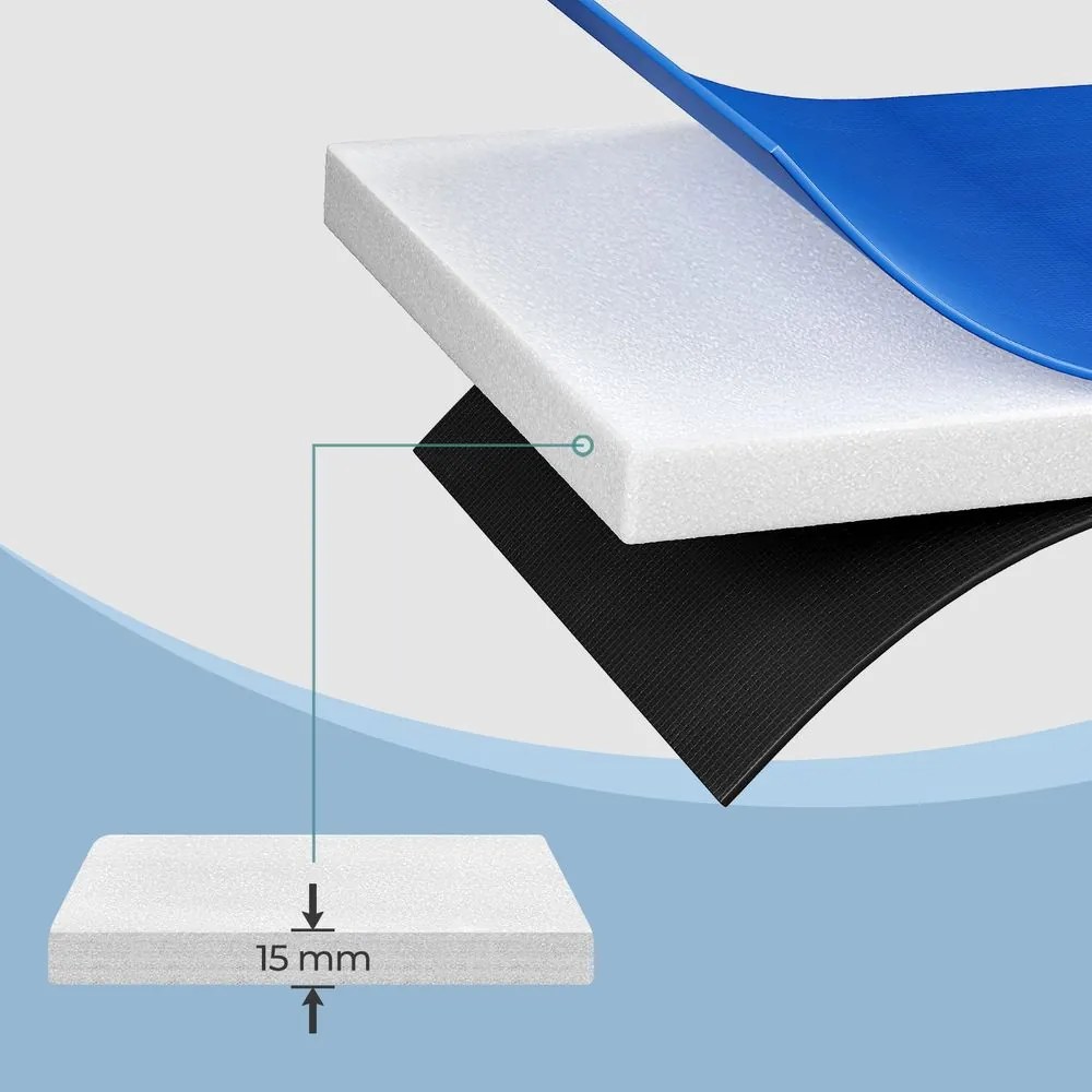 Cobertura para trampolim resistente aos raios UV de 305 cm azul