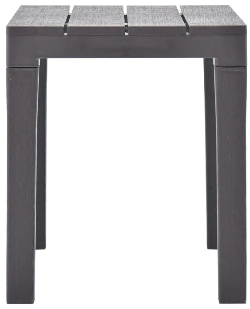 Bancos de jardim 2 pcs plástico mocca