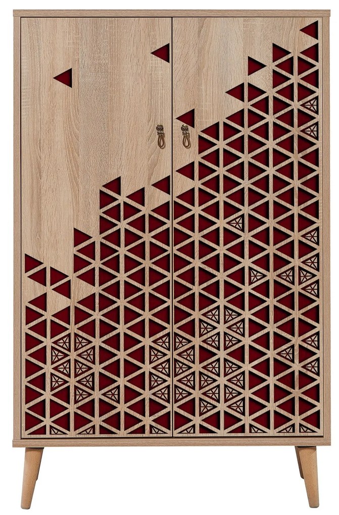 Armário Multiuso Multibox – Carvalho Sonoma – 80x127x36 cm