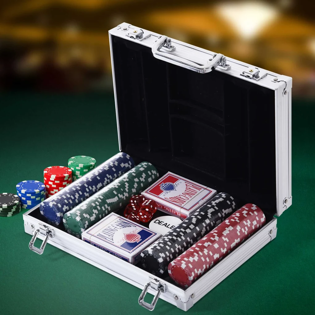 Jogo de Poker 200 Fichas Texas Hold'em