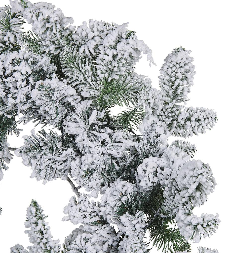 Grinalda decorativa com efeito de neve e iluminação LED ⌀ 70 cm SUNDO Beliani