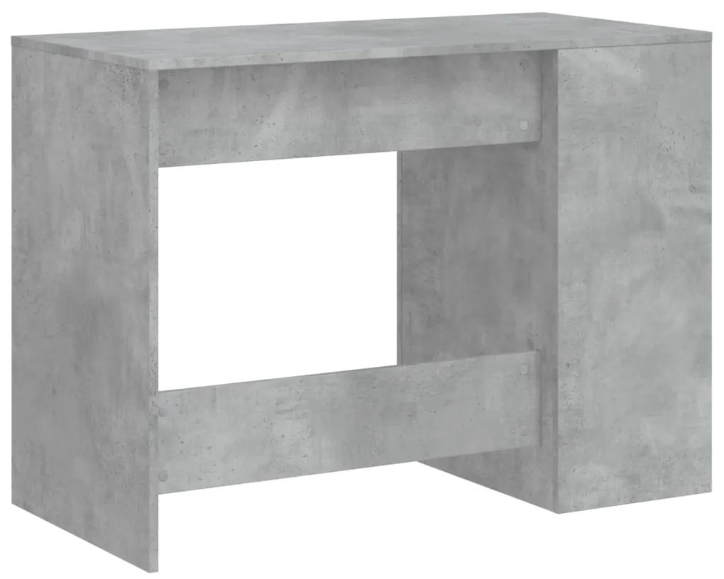 Secretária 102x50x75 cm derivados de madeira cinzento cimento