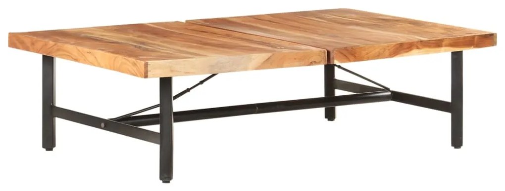 Mesa de centro 142x90x42 cm madeira de acácia maciça