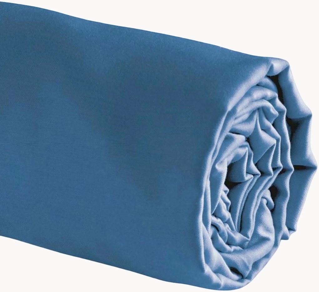 Lençol ajustável para boxspring em cetim de algodão Uni