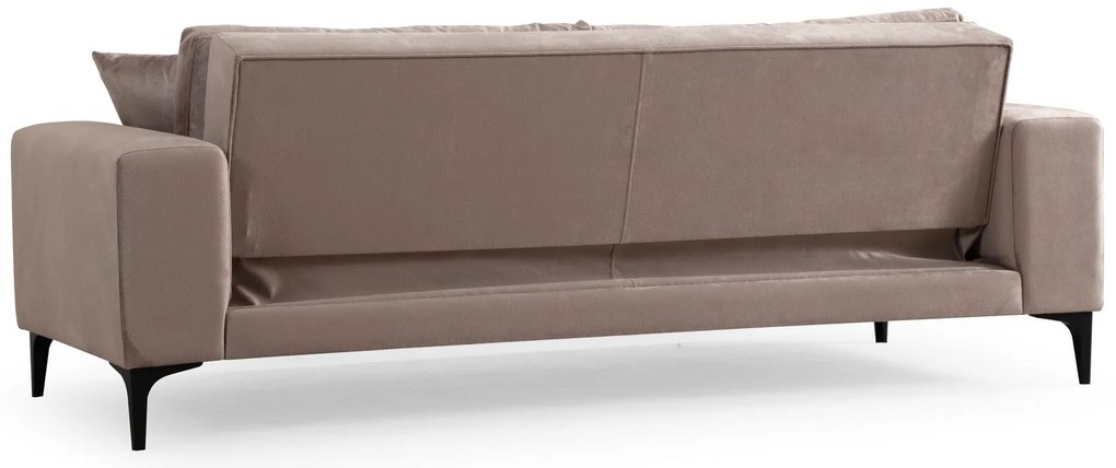Sofá de 3 Lugares Astana – Bege – 234x78x100 cm
