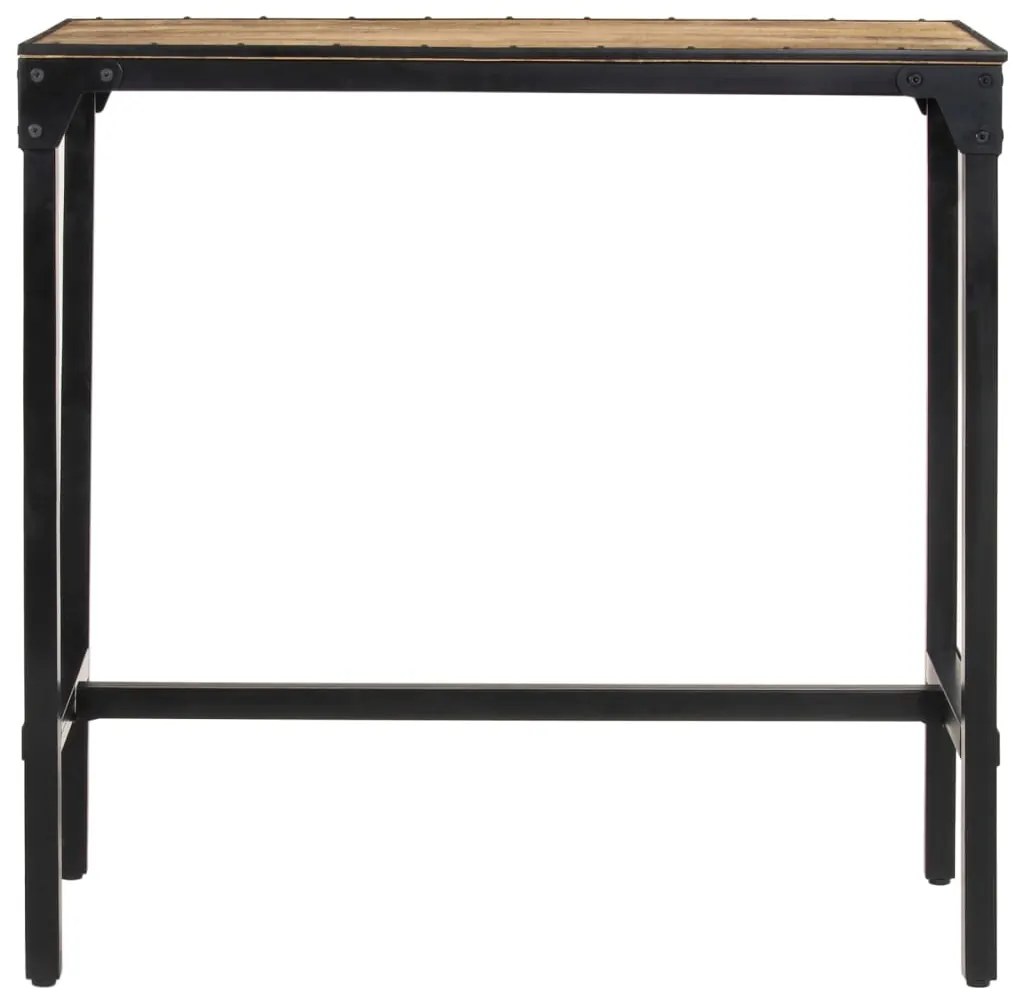 Mesa de bar 110x55x107 cm madeira de mangueira áspera maciça