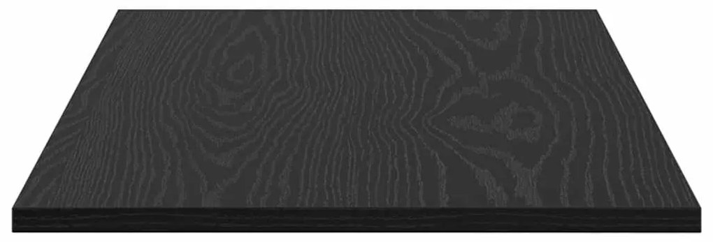 Prancha de Estante para Livros 4 pcs Preto 100 x 40 x 1.5cm