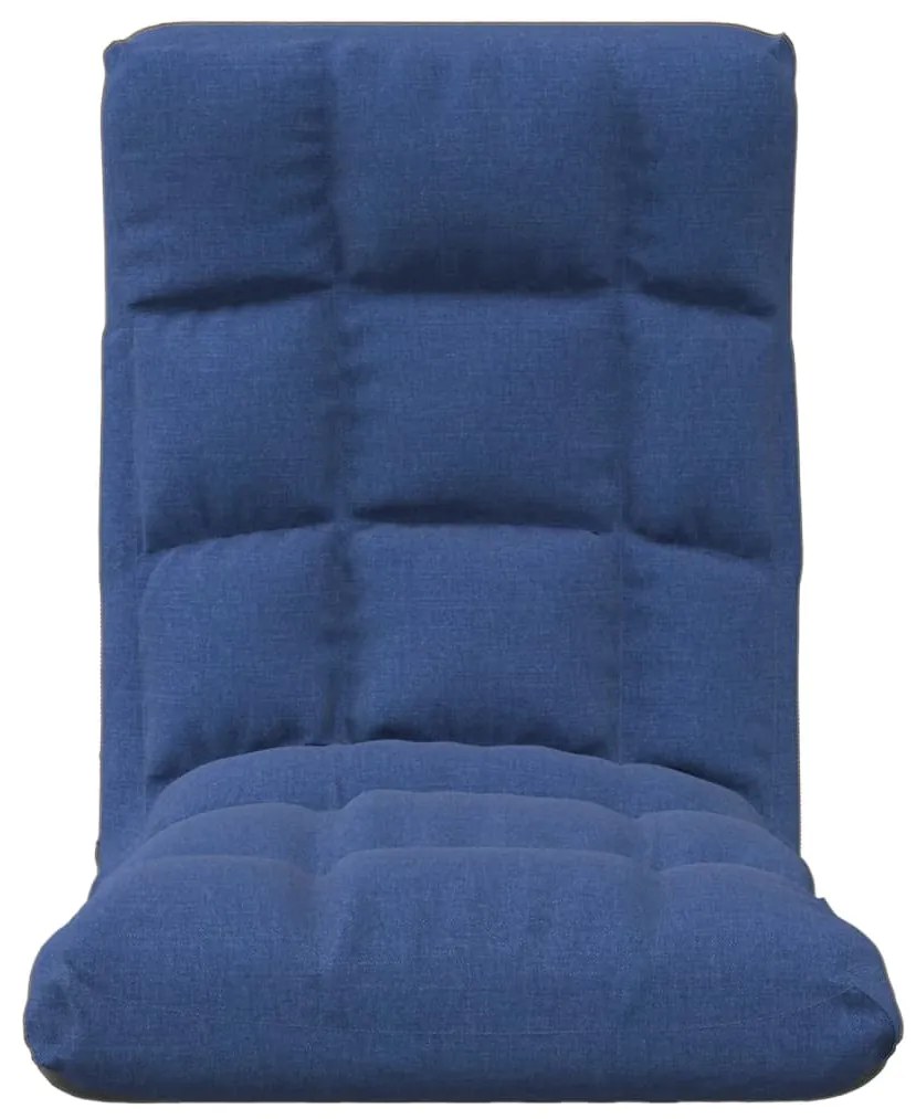 Colchão/cadeira de piso dobrável tecido azul