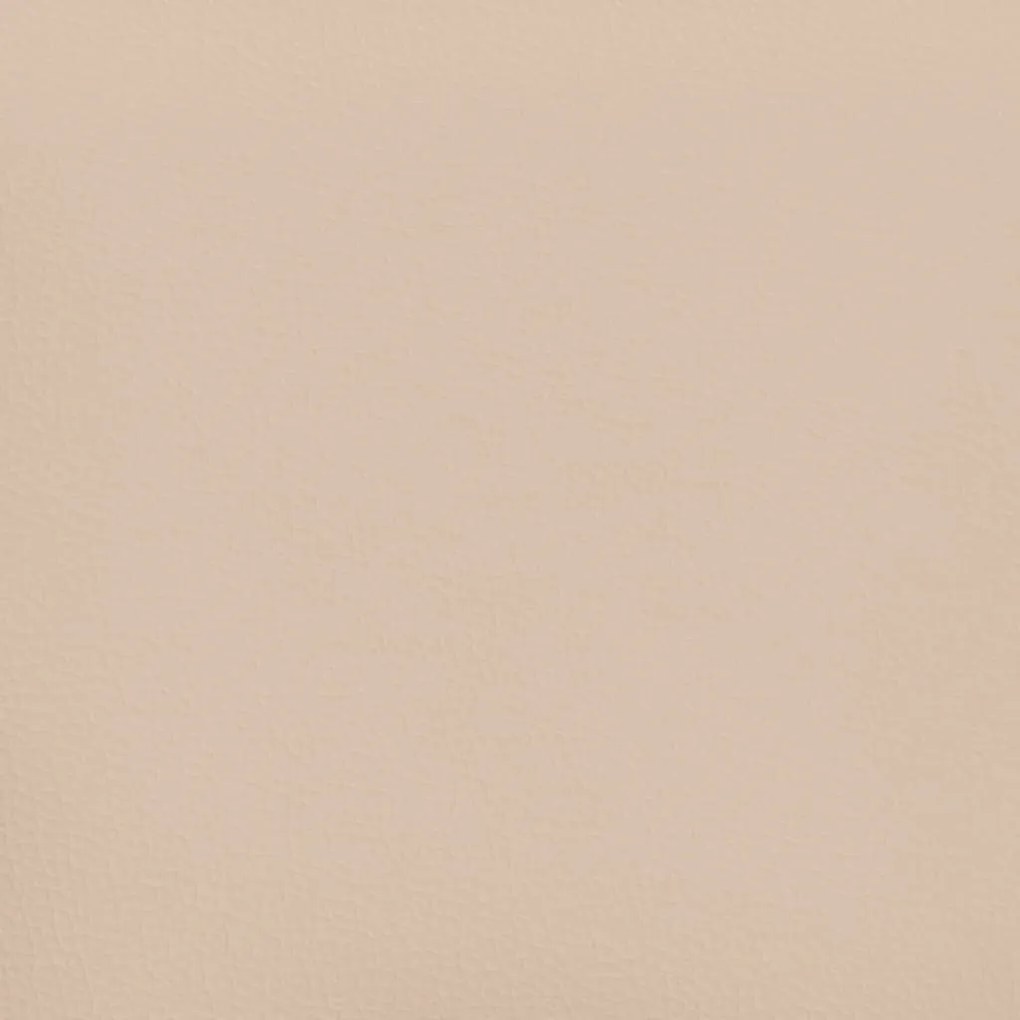 Cabeceira cama 4 pcs couro artificial 90x5x78/88 cm cappuccino