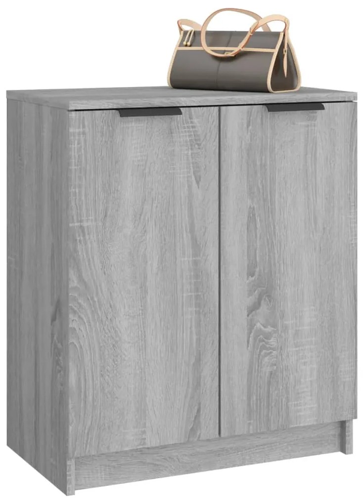 Sapateira 59x35x70 cm derivados de madeira sonoma cinza