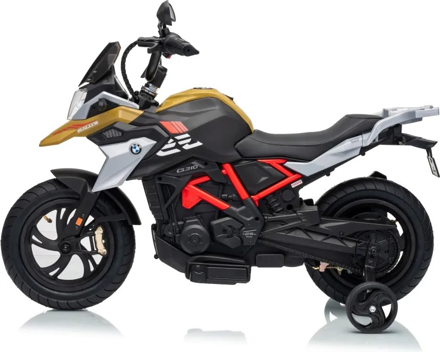 Mota eletrica para Crianças 2 a 5 anos 12V BMW G310GS Rodas EVA, cor Champanhe
