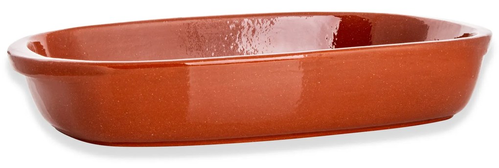 Tabuleiro Barro Liso Rectangular N.2 36X24X6cm
