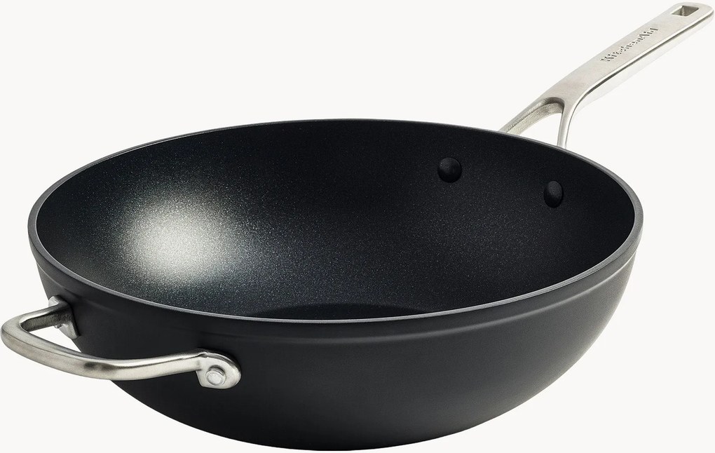 Wok com tampa de vidro Forged