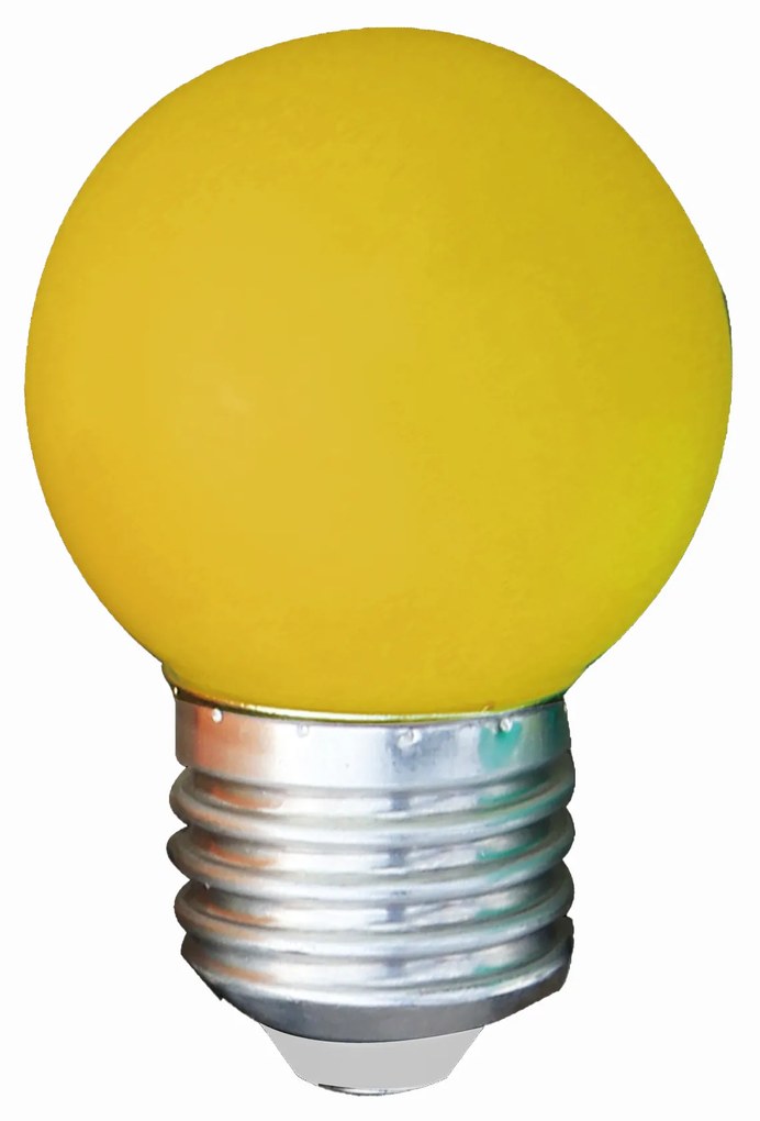 Lâmpada LED Decorativa G45 E27 Amarelo