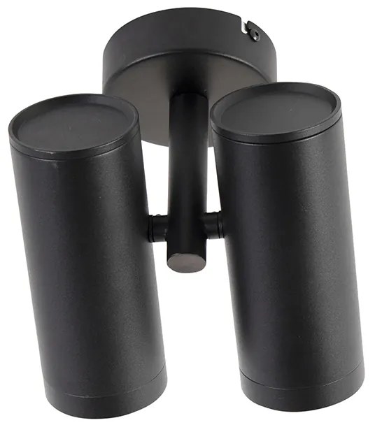 LED Foco inteligente preto 2 luzes incl. Wifi GU10 - Scopio Honey Design