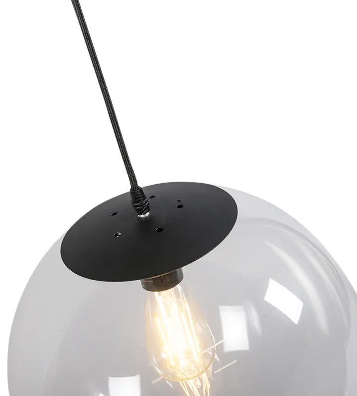 LED Candeeiro de suspensão inteligente transparente 35 cm com WiFi A60 - Pallon Moderno