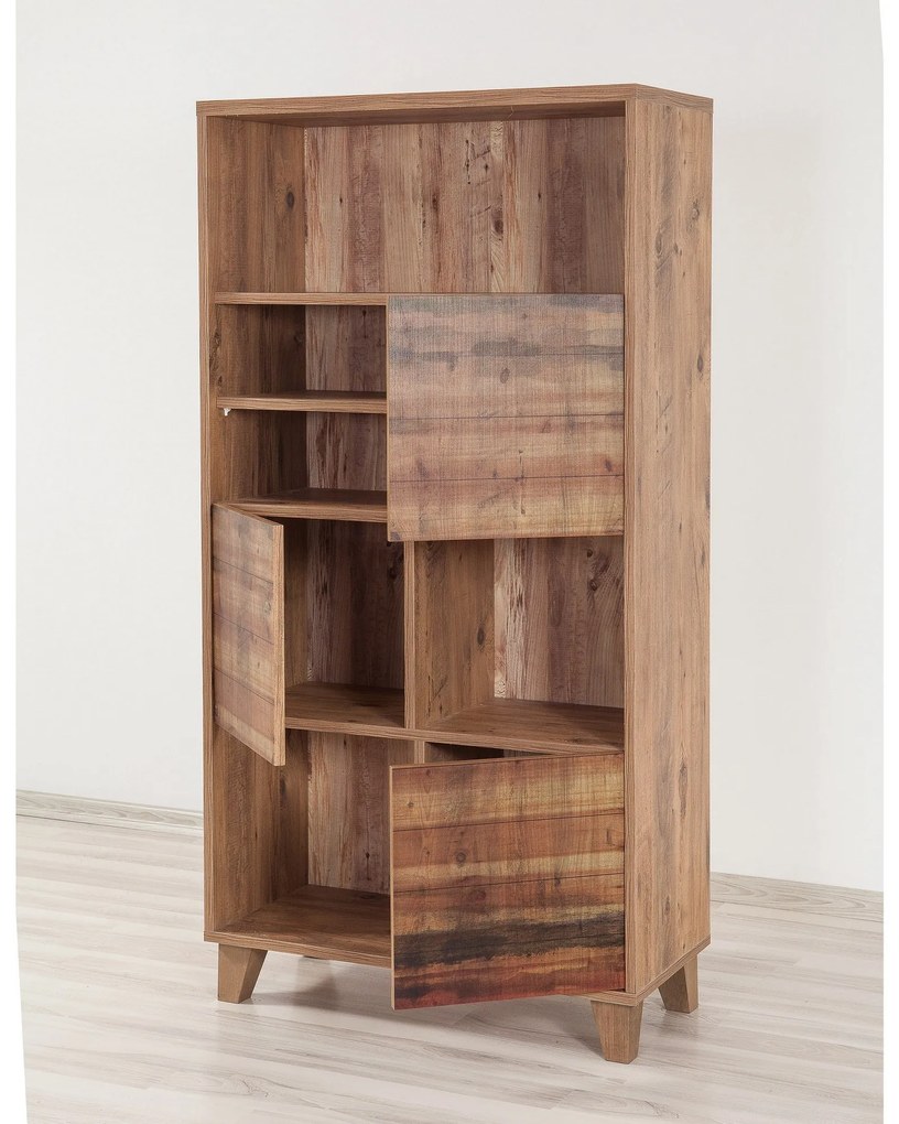Estante Marina – Pinho Atlântico – 80x155x36 cm