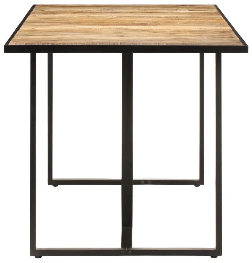 Mesa de jantar 180 cm madeira de mangueira áspera