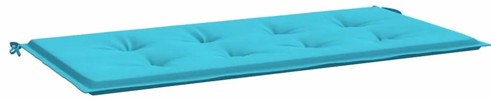 Almofada para Banco de Jardim Turquesa 100x50x4 cm Tecido Oxford