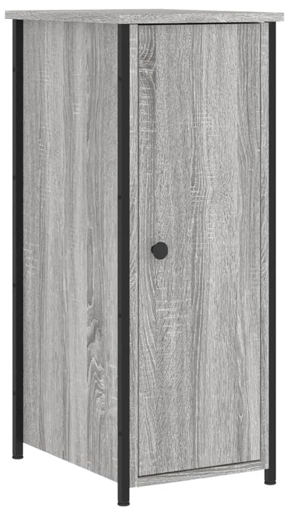 Mesas de cabeceira 2 pcs derivados de madeira cinzento sonoma