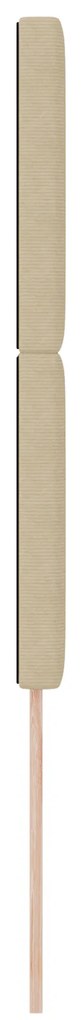 Cabeceira vidaXL Design Simples Verde Claro 80 cm Tecido de Corduroy