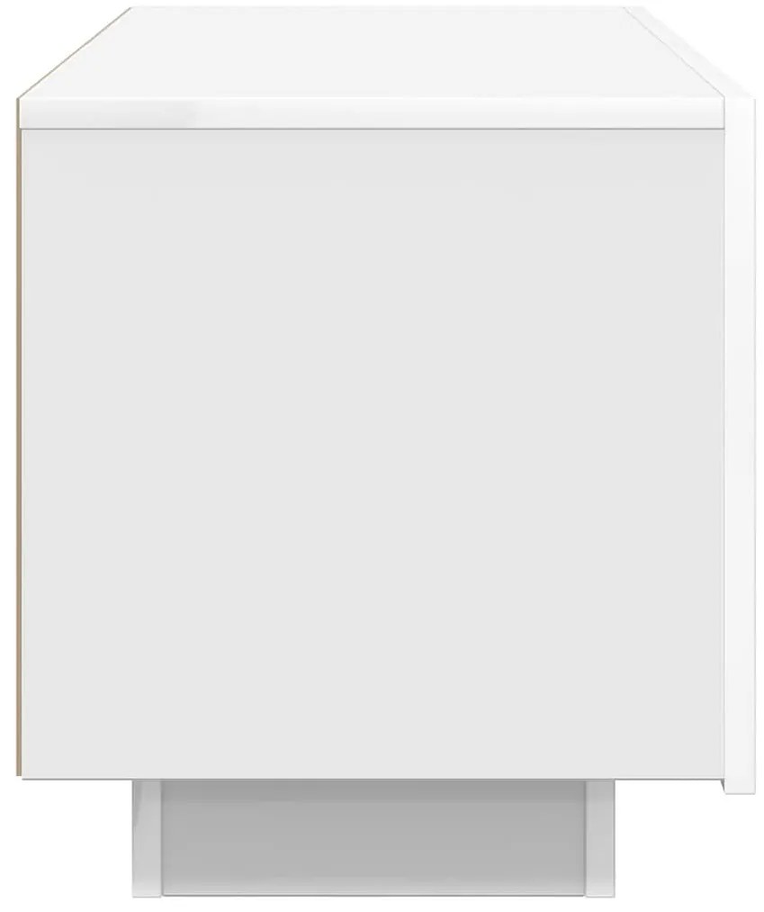 Móvel p/ TV 100x35x40cm madeira processada branco