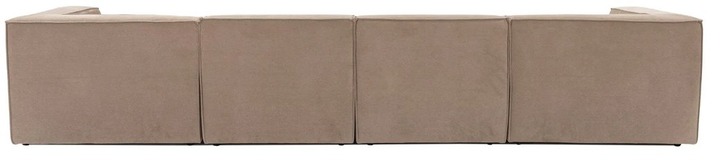 Sofá de Canto Sora – Cappuccino – 350x65x190 cm