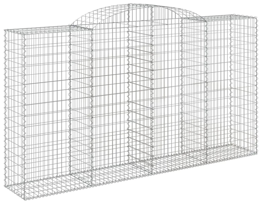Cestos gabião arqueados 5pcs 300x50x160/180cm ferro galvanizado