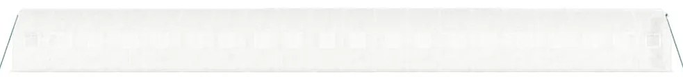 Estufa com estrutura de aço 40 m² 20x2x2 m branco