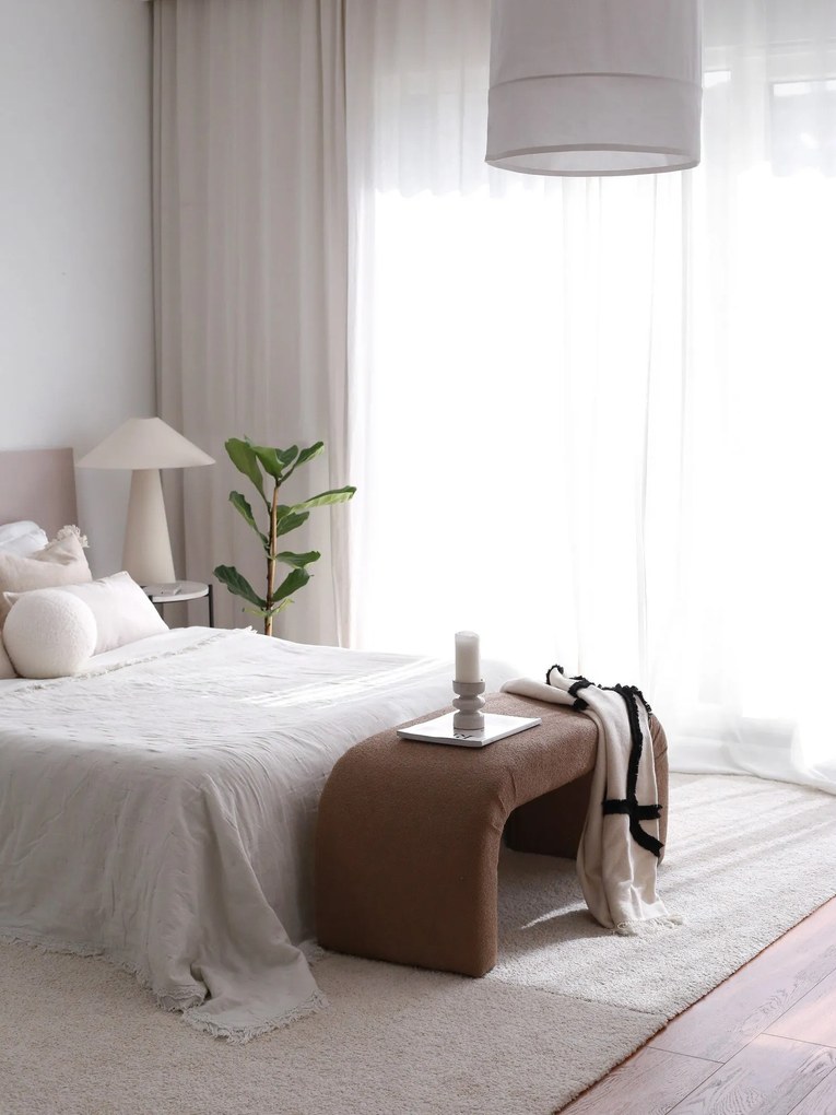 Pouffe Nu – Castanho – 106x45x46 cm
