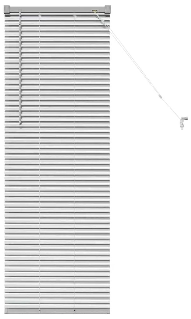 Persiana de Janela com cortinas Outros Manual Prata 80 x 130 cm Alumín