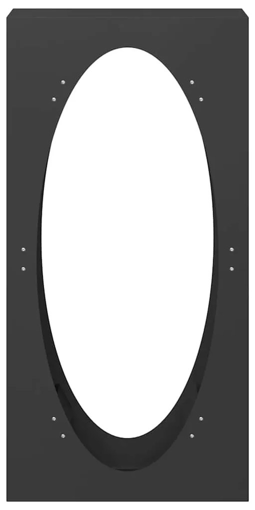 Suporte para lenha 50x23x100 cm aço laminado a frio preto